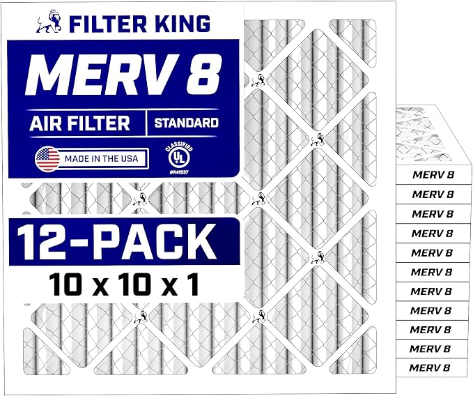 Filter King 10x10x1 Air Filter Dust & Allergy Control AC Furnace Filters by FilterKing