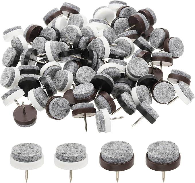 PATIKIL 22 mm Nail-on Felt Pads by PATIKIL