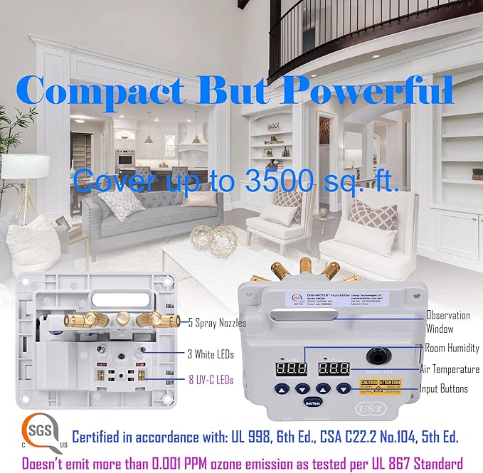 Evaporative Duct Mounted Whole House Furnace Humidifier - Image 4