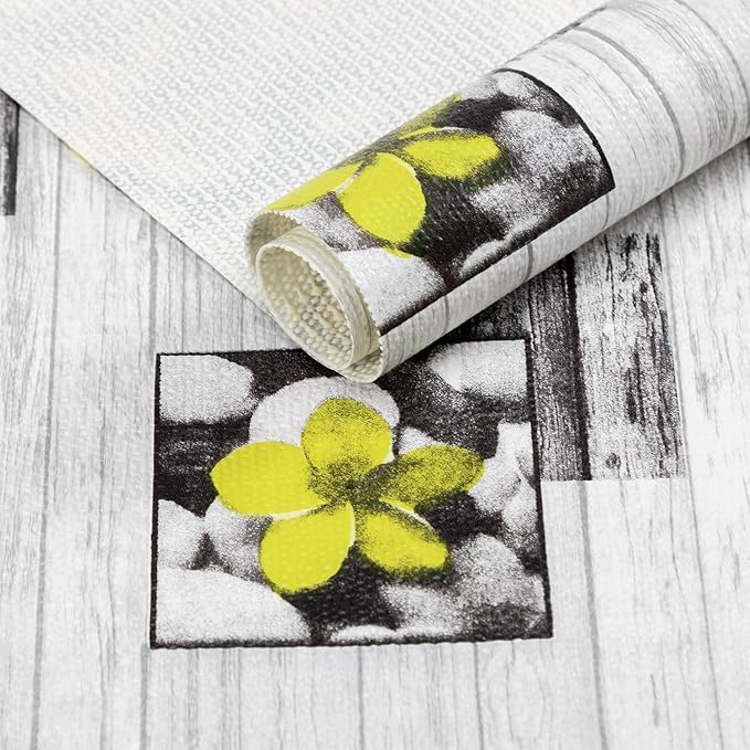Non Adhesive Shelf Liner Kitchen 12" W x 60" L Drawer Liner Pantry Liner by DwellAid