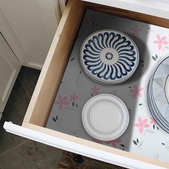 18" W x 96" L Floral Drawer and Shelf Liner - Image 8