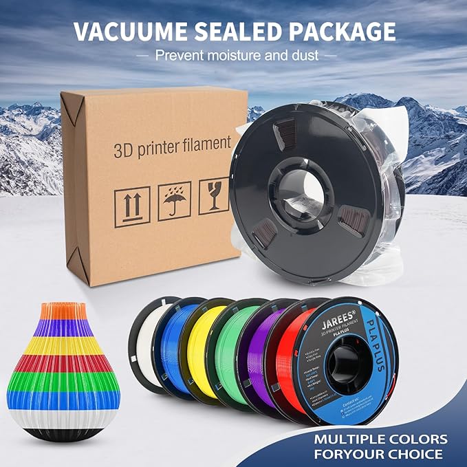 PLA Filament 1.75mm Blue Lagoon 1KG, Clog-Free 3D Printer Filament Dimensional - Image 7