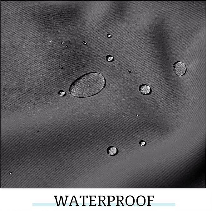 RYB HOME Outdoor Curtains for Patio Waterproof Tab Top Block Sunlight Thermal - Image 4