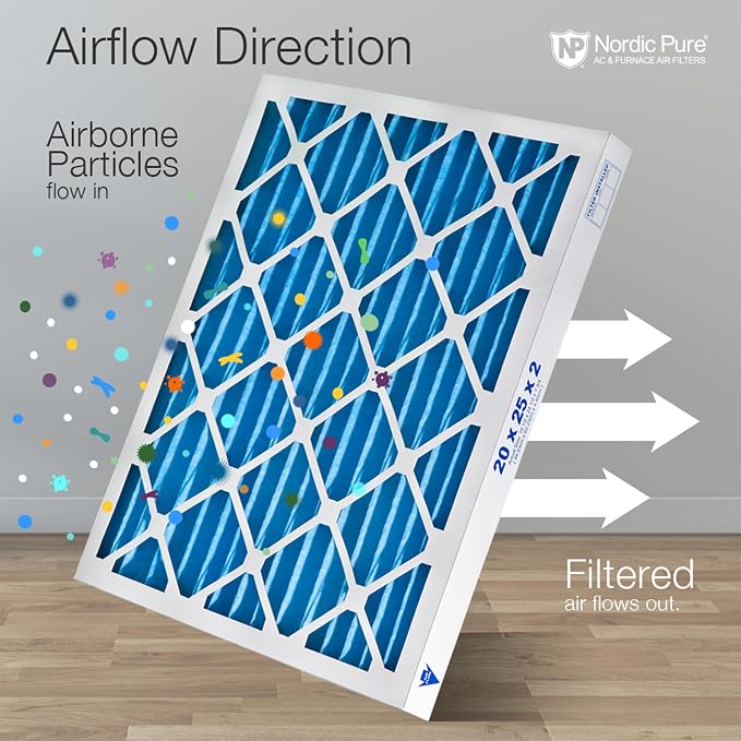 Nordic Pure 16x16x2 Pleated MERV 7 Plus Carbon Air Filters 12 Pack | Actual - Image 7