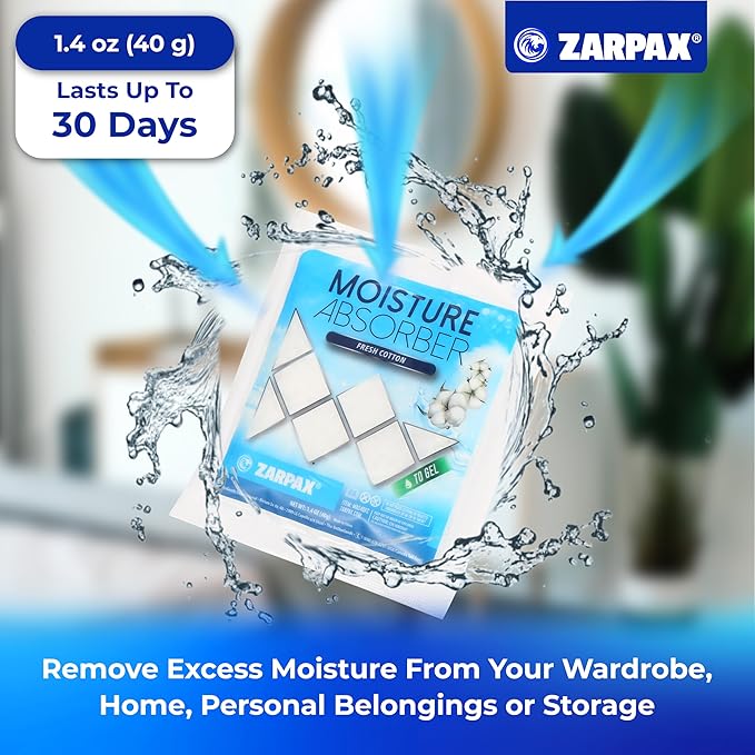 Moisture Absorber Sachets Fresh Cotton 1.4 oz/40g - Image 2