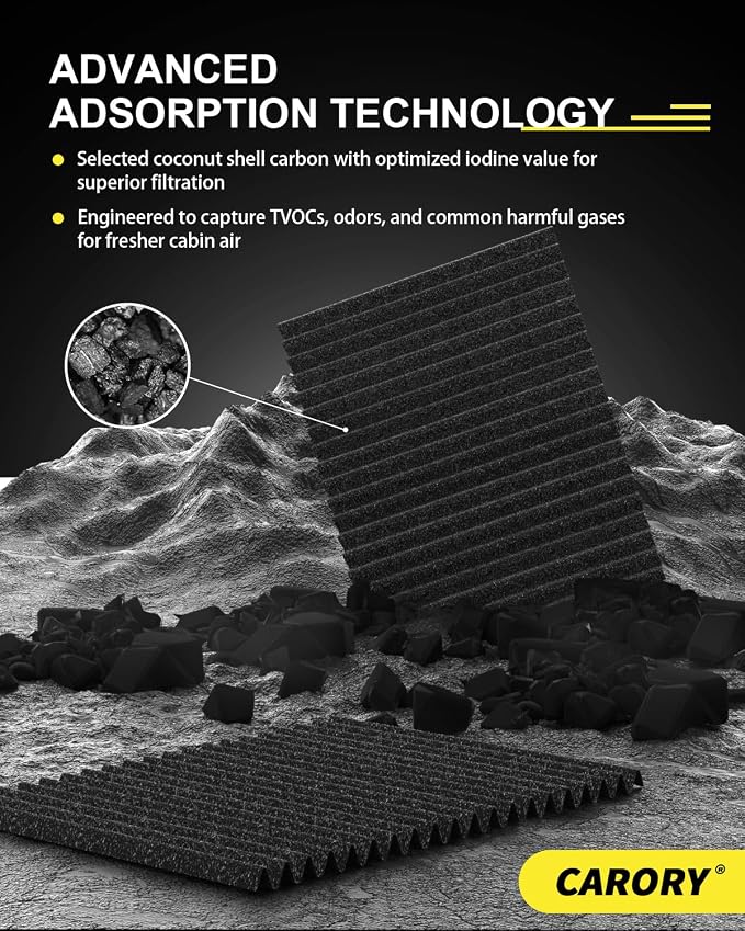 CARORY Cabin Air Filter for Dodge Journey 2009-2020, Avenger 2008-2014; Jeep - Image 7