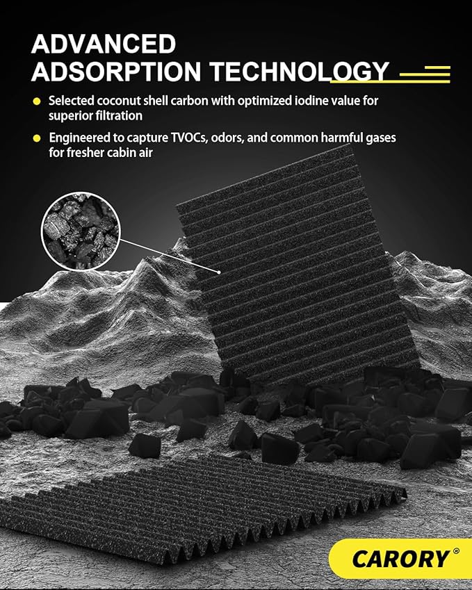 2PCS Cabin Air Filter with Activated Carbon - Image 7