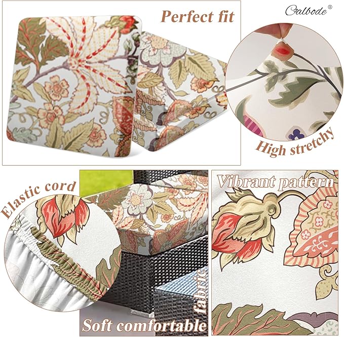 12Pcs High Elastic Digitally Printed Sofa Seat Cushion Cover, Soft & - Image 4