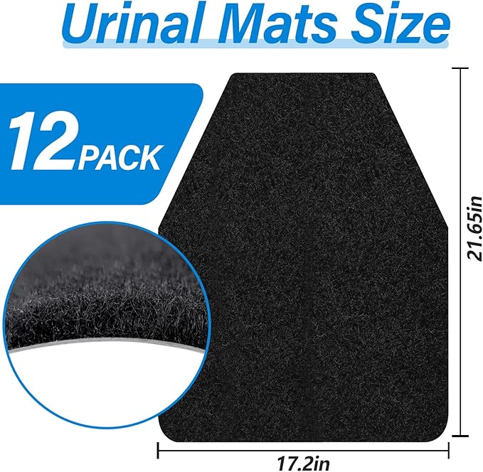 Urinal Mats for Men Bathroom, Urinal Floor Mats, Non-Slip Water Deodorization - Image 6