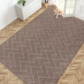PURRUGS Easy Care Area Rug 6ft x 9ft, Non-Slip Machine Washable Entry Rug by PURRUGS