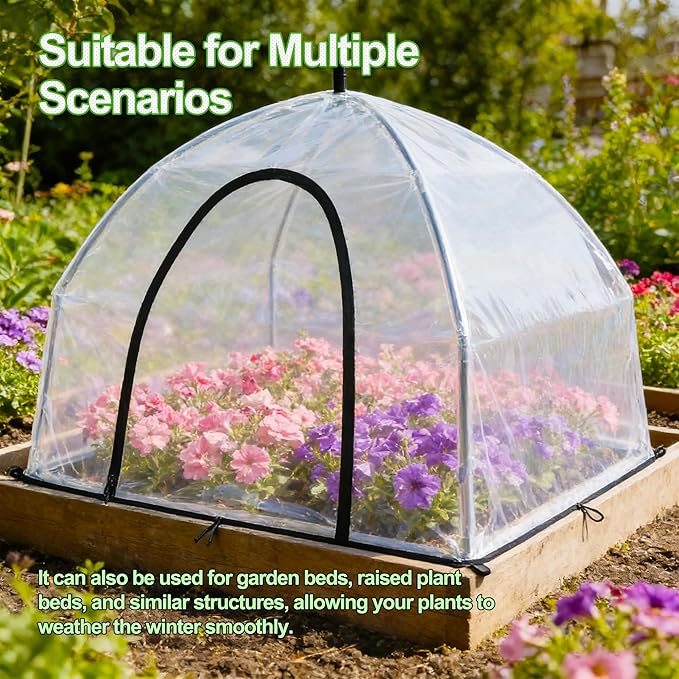 24.5″ *24.5″ *20.5″, Mini Greenhouse Winter Plant Warm Covers - Image 4