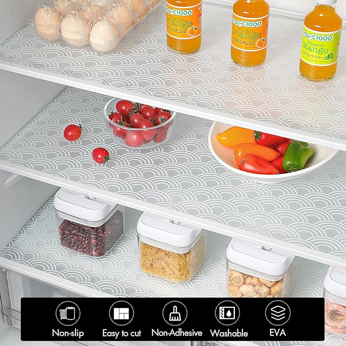 Cooyes Shelf Liners for Kitchen Cabinets – Non Adhesive Drawer and Cabinet Liner - Image 7