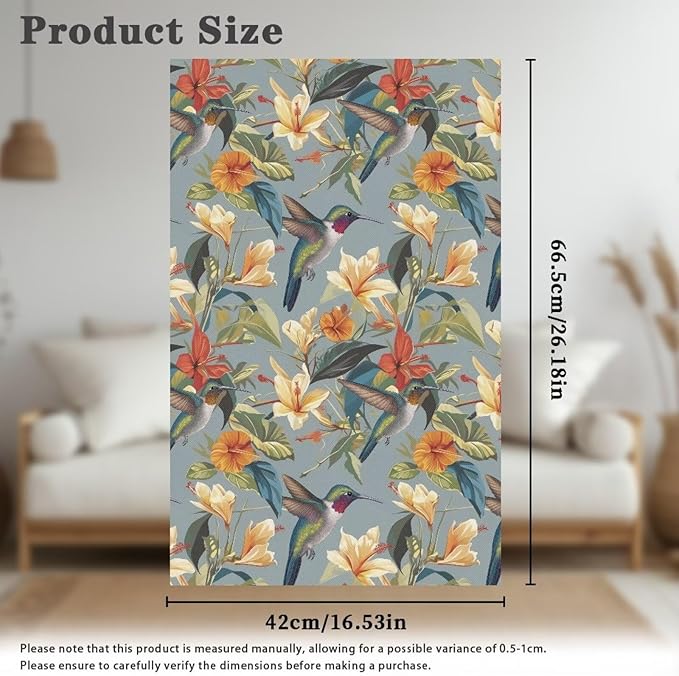 Hummingbird Armrest Cover Non-Slip Headrest Protector Stain Resistant Fabric - Image 7
