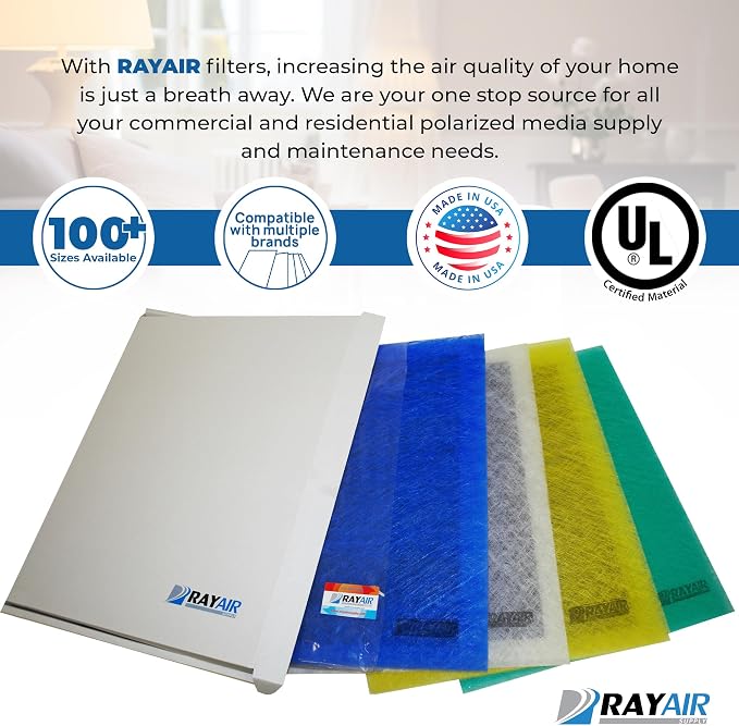 RAYAIR SUPPLY 12x24 Replacement Filter Pads Compatible - Image 3