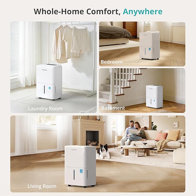 Kesnos 2, 500 Sq. Ft. Energy Star 2025 Dehumidifier - Image 8