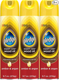 Pledge Moisturizing Wood Oil, Furniture Reviving Spray, Amber & Argan Scent by Pledge