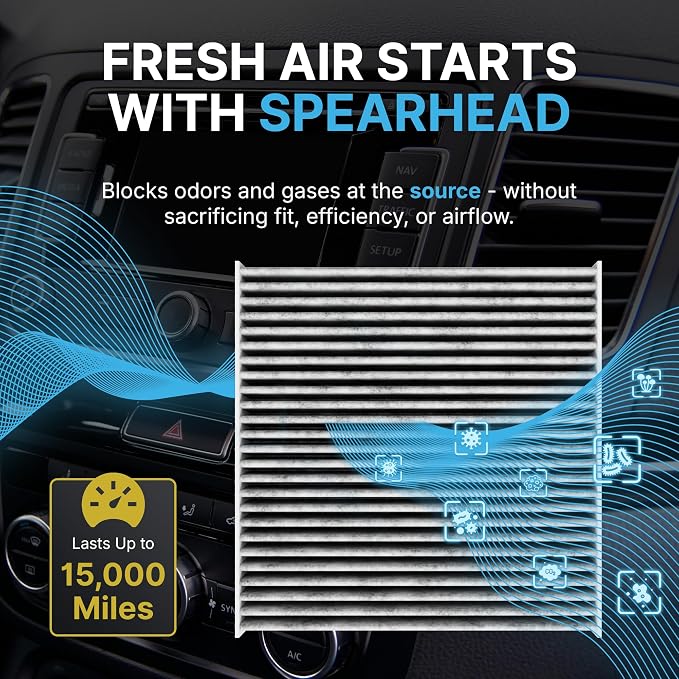 Spearhead Odor Defense Breathe Easy AC & Heater Cabin Filter | Fits 2014-2019 - Image 5
