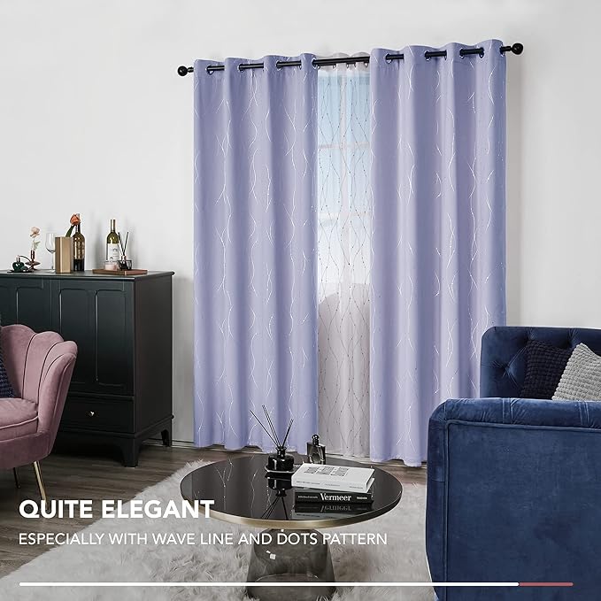 Deconovo Blackout Curtains, Thermal Insulated Soundproof Drapes - Image 7
