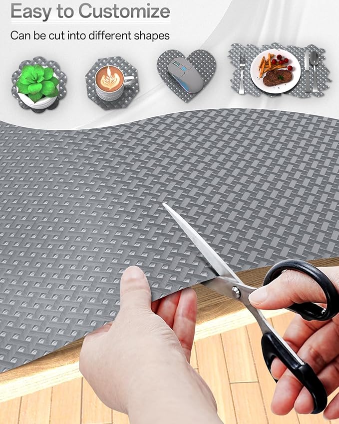Shelf and Drawer Liner for Kitchen Cabinet, Non-Adhesive 12in x 360in - Image 6