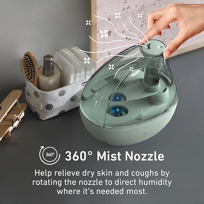 Pure Enrichment PureBaby Ultrasonic Cool Mist Humidifier & Soft Glow Night Light - Image 5