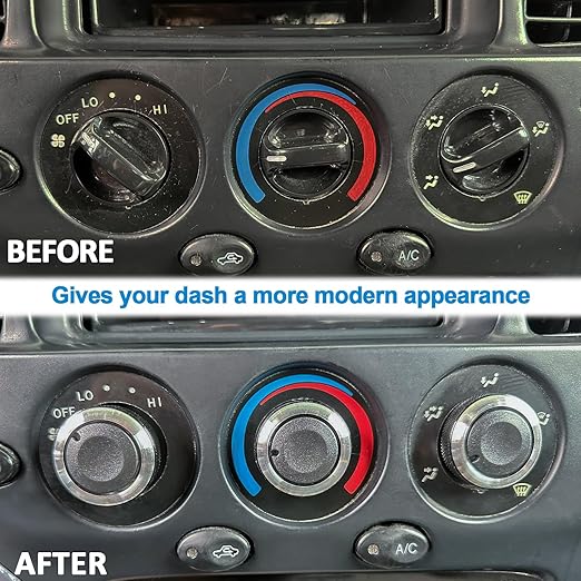 TOPINSTALL Custom 3PCS AC Climate Control Switch Knobs Compatible - Image 2