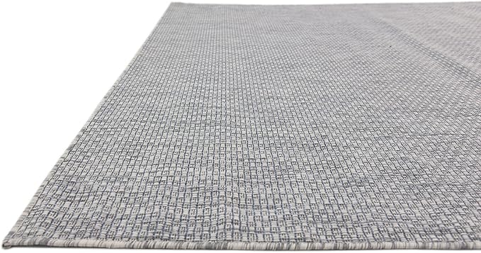 Unique Loom Collection Casual Transitional Solid Heathered Indoor/Outdoor - Image 7