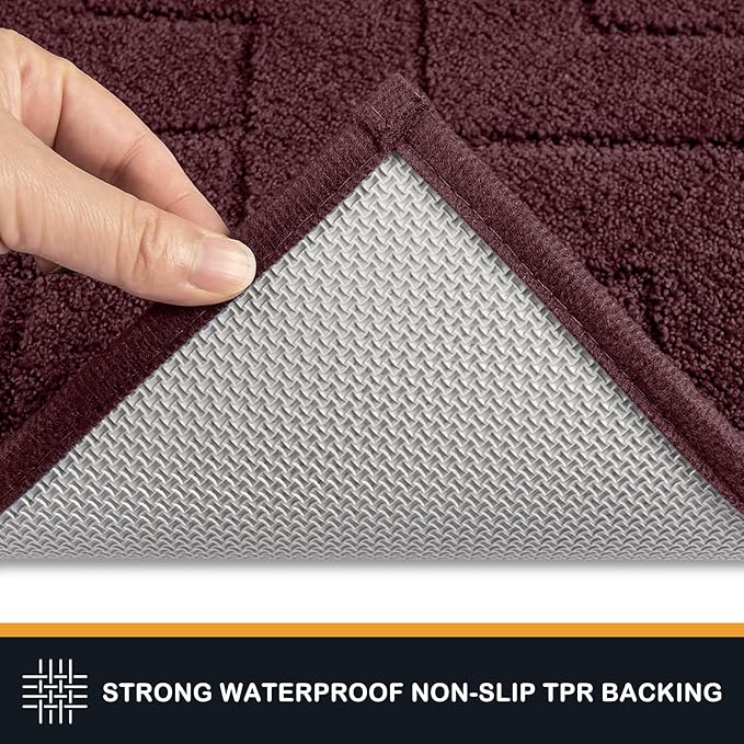 PURRUGS Dirt Trapping Door Mat 34" x 59", Non-Slip Machine Washable Entry Rug - Image 4