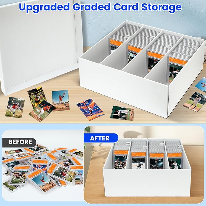 Pulchra 4 Pack Trading Graded Card Storage Box - Image 4