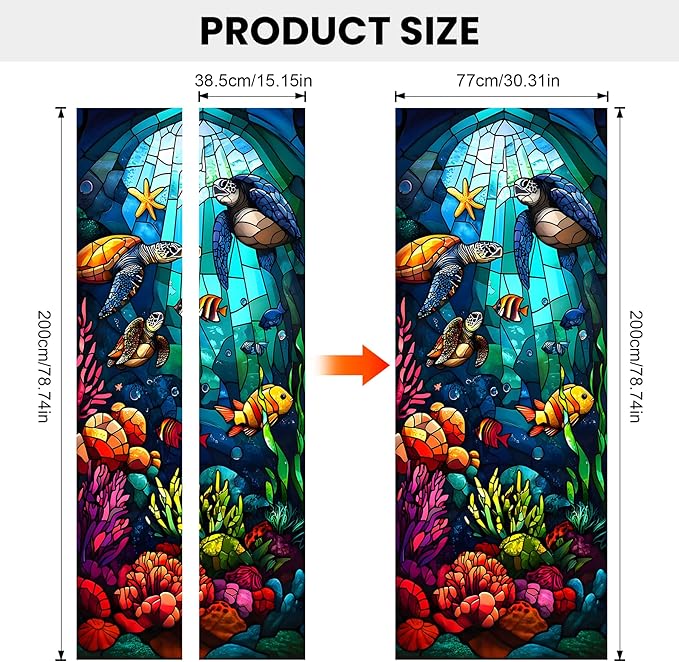 3D Door Stickers, Peel and Stick Vinyl Wallpaper, Self-Adhesive Mural Door Cover - Image 3