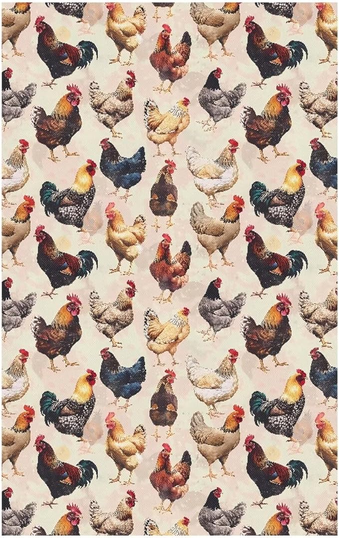 Rooster Headrest Cover for Sofa Recliner Washable Fabric Couch Slipcover - Image 6
