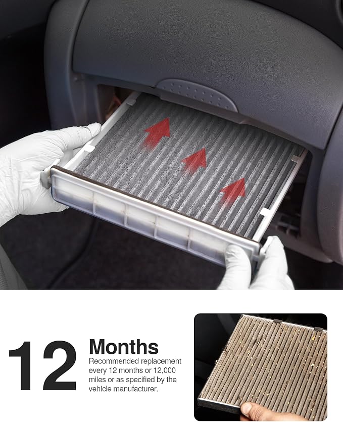 Puroma 2 Pack Cabin Air Filter - Image 6