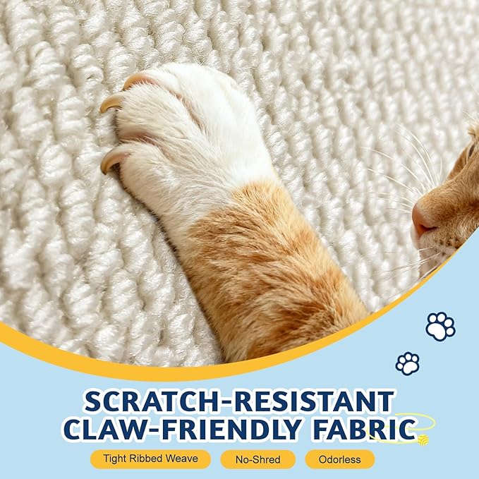 Door Protector from Cat Scratching 19.6" x 7.8" Cat Wall Corner Scratcher - Image 2