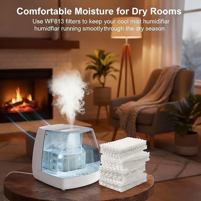 WF813 Humidifier Filter Replacement, High-Density Wick Filters Compatible - Image 9