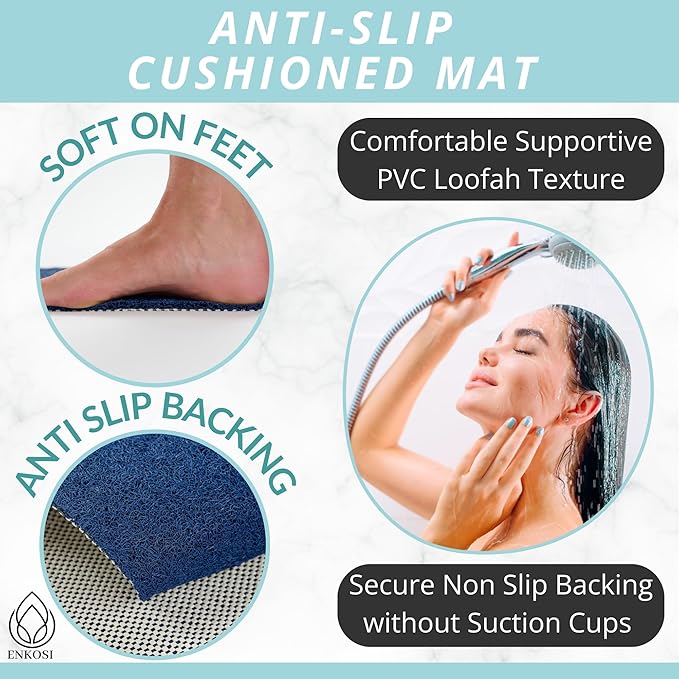 Soft Shower Mat Non Slip - Image 2