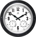 Infinity Instruments Forecaster Indoor/Outdoor Wall Clock, Thermometer by InfinityInstruments