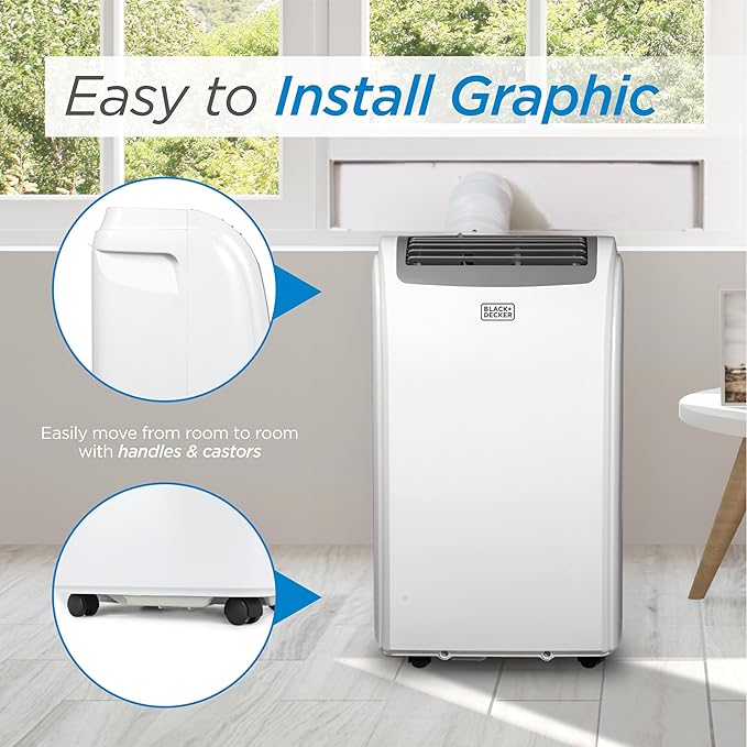 BLACK+DECKER 12, 000 BTU Portable Air Conditioner - Image 6