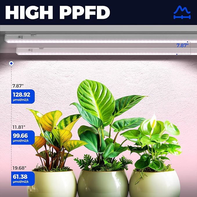 Barrina T5 Grow Lights, Full Spectrum, 4ft 160W, LED Grow Light Bulbs, Plant - Image 3