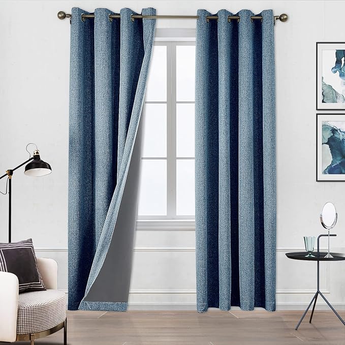 CUCRAF Full Blackout Curtains Energy Efficient - Image 2