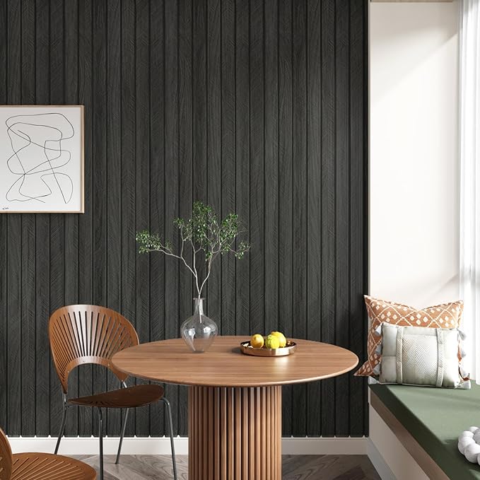 200"x23.6" 3D Wood Panels for Interior Wall Decor Peel and Stick Acoustic Wood - Image 3