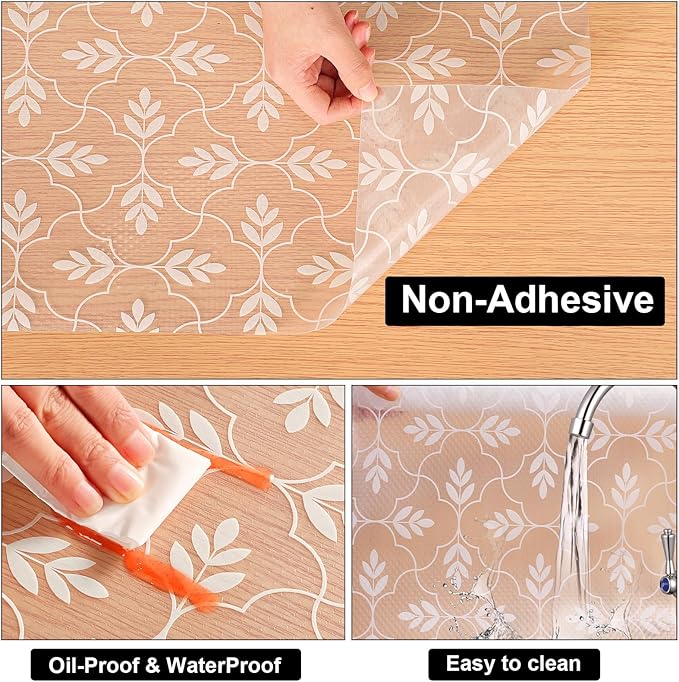 Cooyes Drawer and Shelf Liner, Non-Adhesive Shelf Liners - Image 7