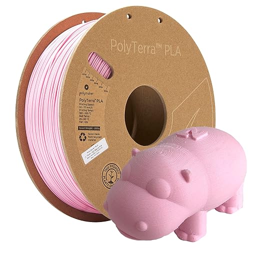 Polymaker Matte PLA Filament Sakura Pink 1.75mm 1kg 3D Printing Filament by Polymaker