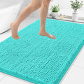 Smiry Luxury Chenille Bathroom Rugs 48x32, Extra Soft and Absorbent Shaggy Bath by Smiry