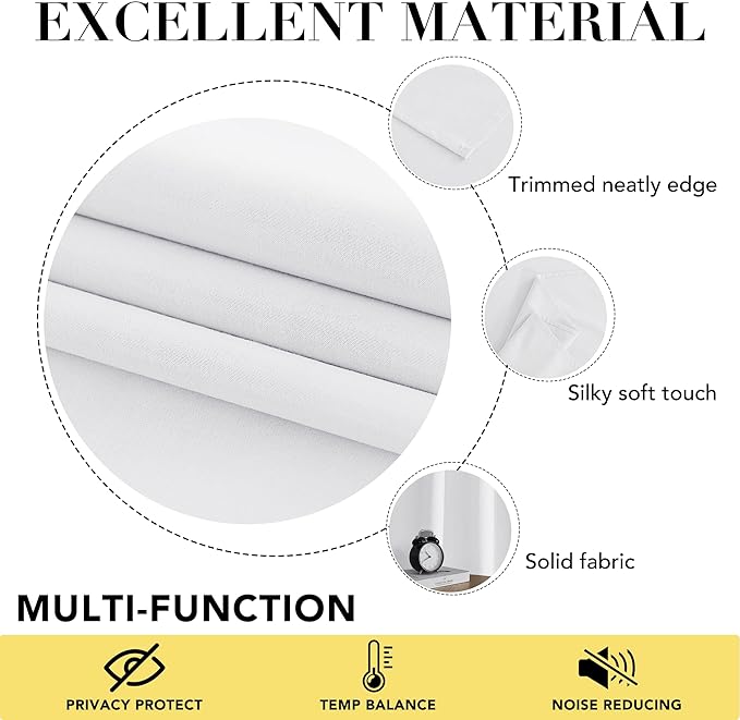 NICETOWN 100% Blackout Curtain Liners, Curtain Lining - Image 7