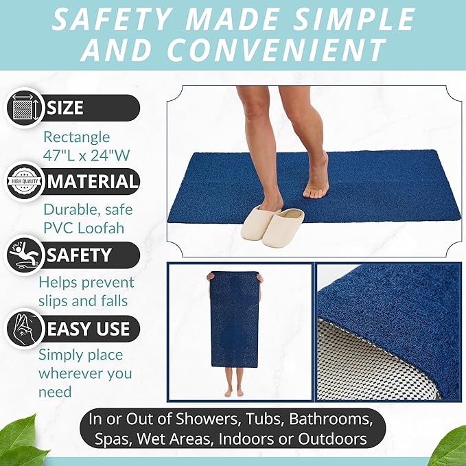 Soft Shower Mat Non Slip - Image 3