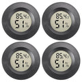 Mini Hygrometer Digital Thermometer Humidity Meter 4 Pack Hygrometer by WEIMELTOY
