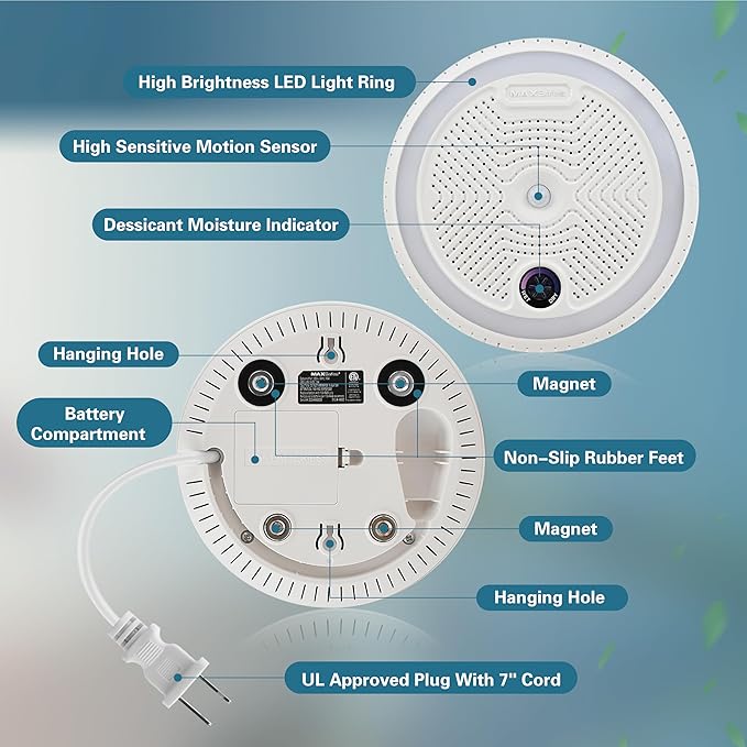 2-in-1 Rechargeable Dehumidifier - Image 4