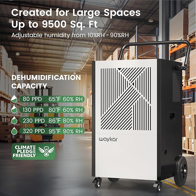 Waykar 320 Pints Large Commercial Dehumidifier - Image 2