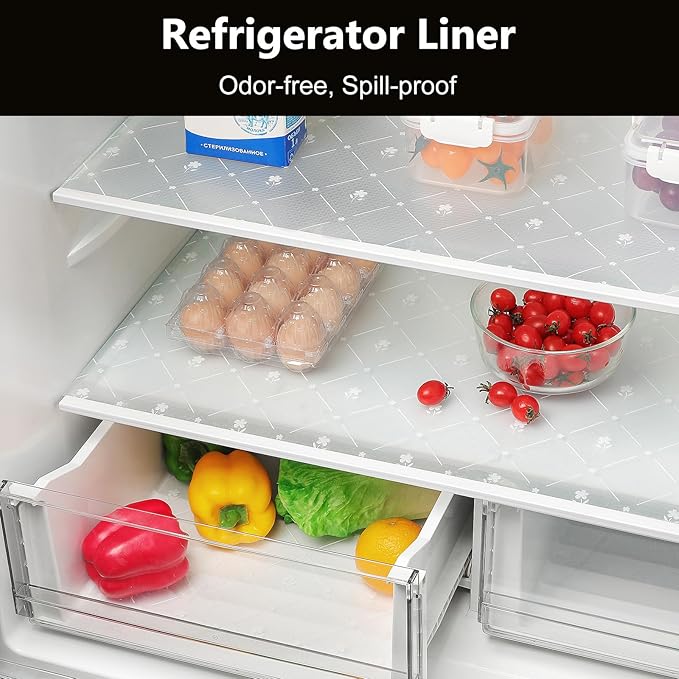 INNOLITES Kitchen Cabinet Shelf Liner, Non-Adhesive Refrigerator & Drawer Liner - Image 4
