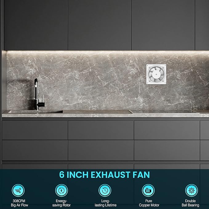 HG Power 6 Inch Exhaust Fan - Image 7