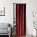 Burgundy Curtains for Bedroom, Back Tab Rod Pocket Single Curtain Panel by %E2%80%9CX%E2%80%9Dforextremeperfection